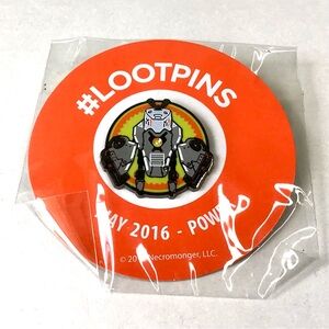 Loot Crate Lootpins Power NEW Battleborn AI Minion Robot Enamel Pin May 2016